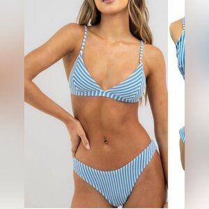 Rhythm. Sunbather swim set Ocean Stripe